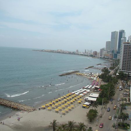 Apartamento , Vista A La Ciudad Antigua Y Playa Cartagena Esterno foto