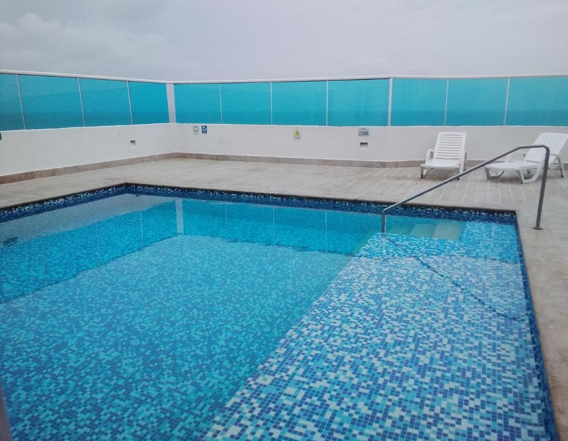 Apartamento , Vista A La Ciudad Antigua Y Playa Cartagena Esterno foto