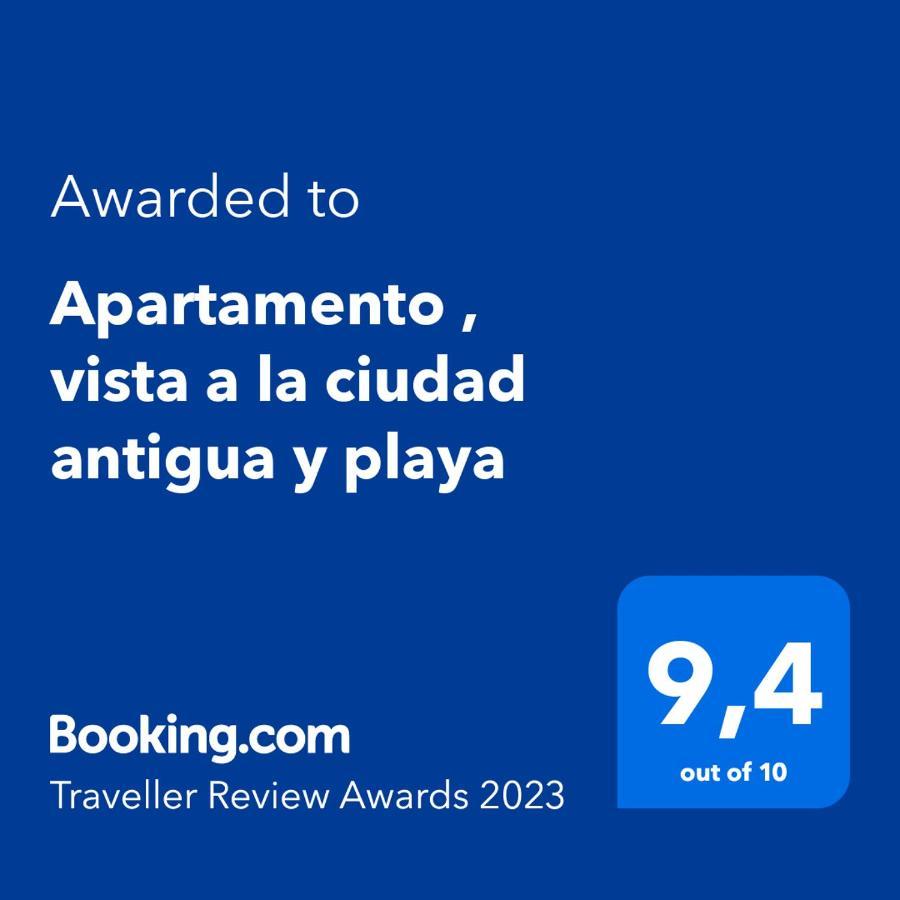 Apartamento , Vista A La Ciudad Antigua Y Playa Cartagena Esterno foto